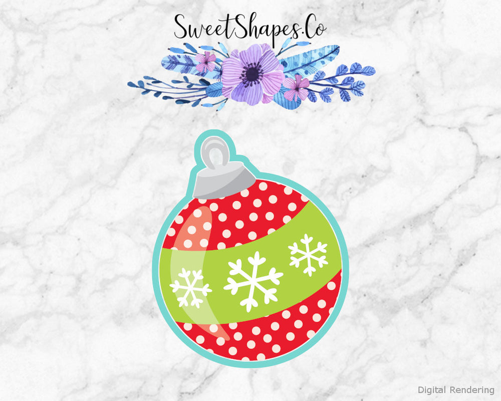 Christmas Ornament 2 Cookie Cutter