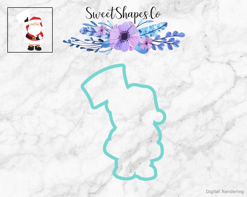 Santa 2 Cookie Cutter