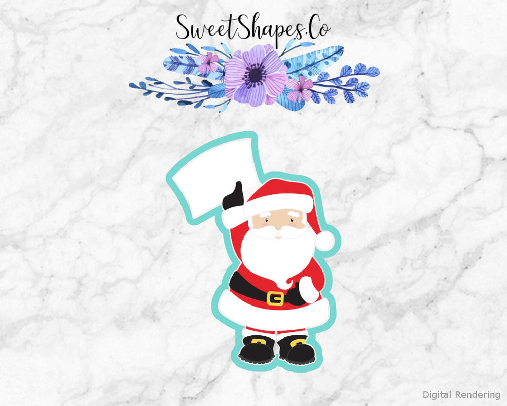 Santa 2 Cookie Cutter