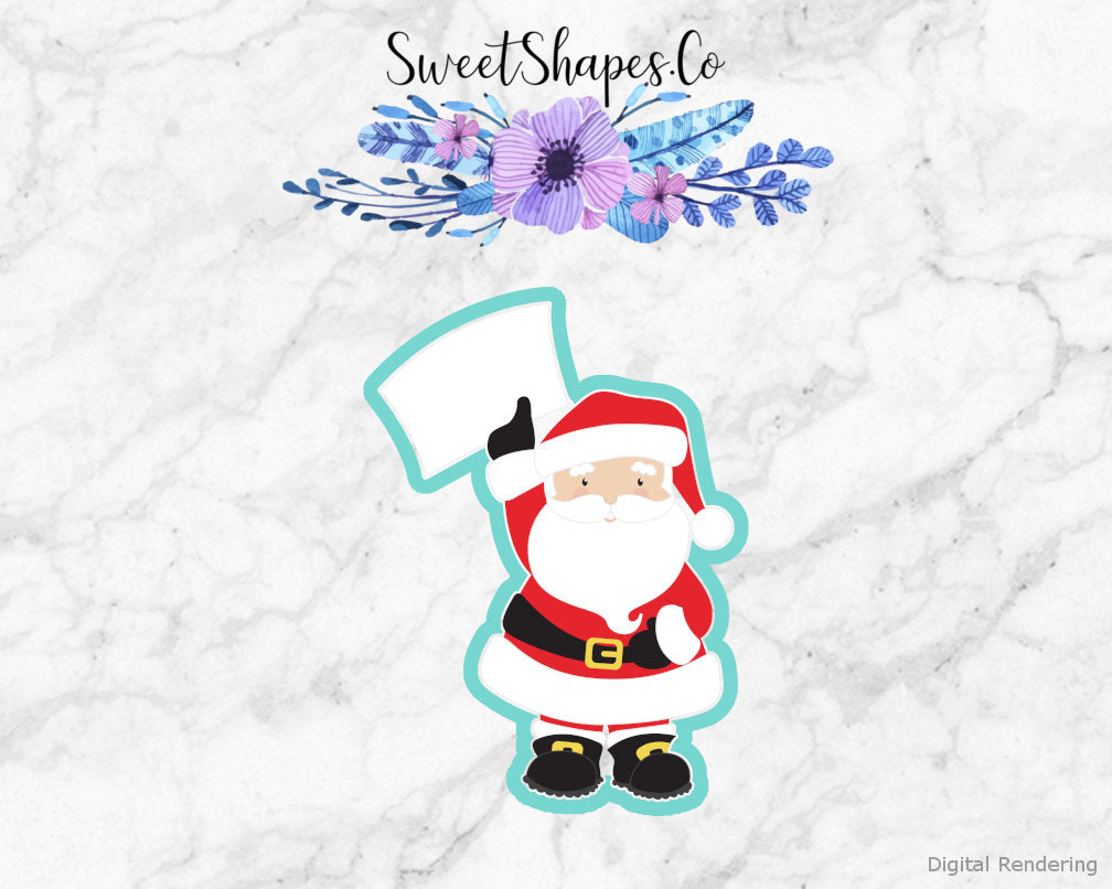 Santa 2 Cookie Cutter