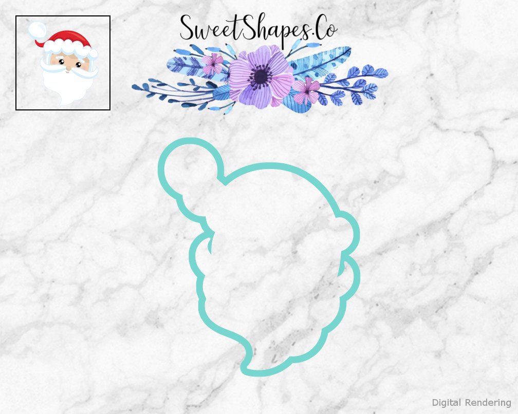 Santa Face 3 Cookie Cutter