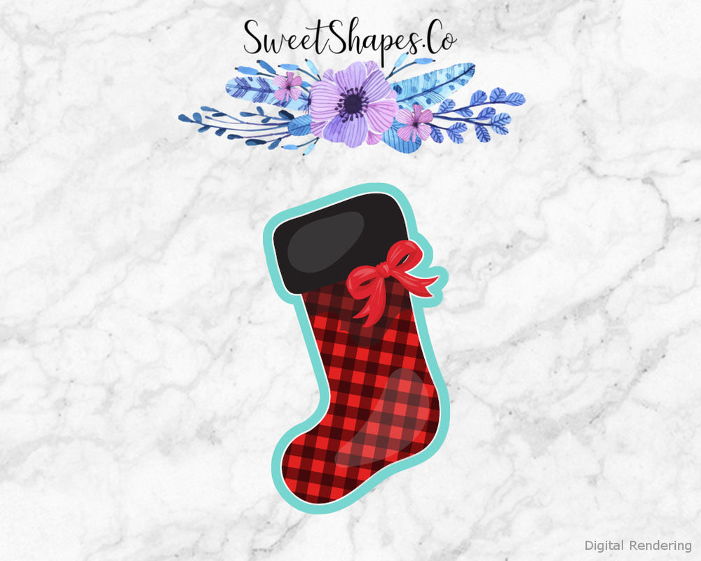 Christmas Stocking 3 Cookie Cutter