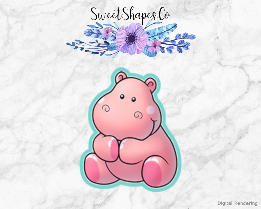 Hippo 2 Cookie Cutter