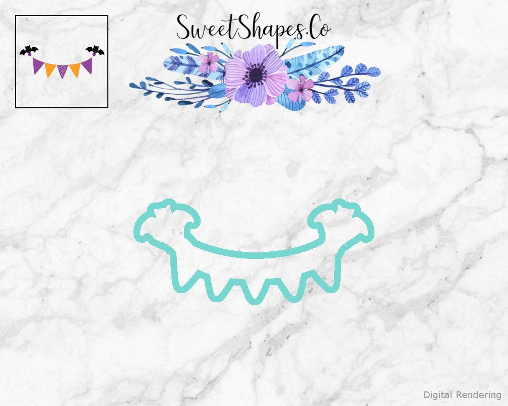 Halloween Banner Cookie Cutter