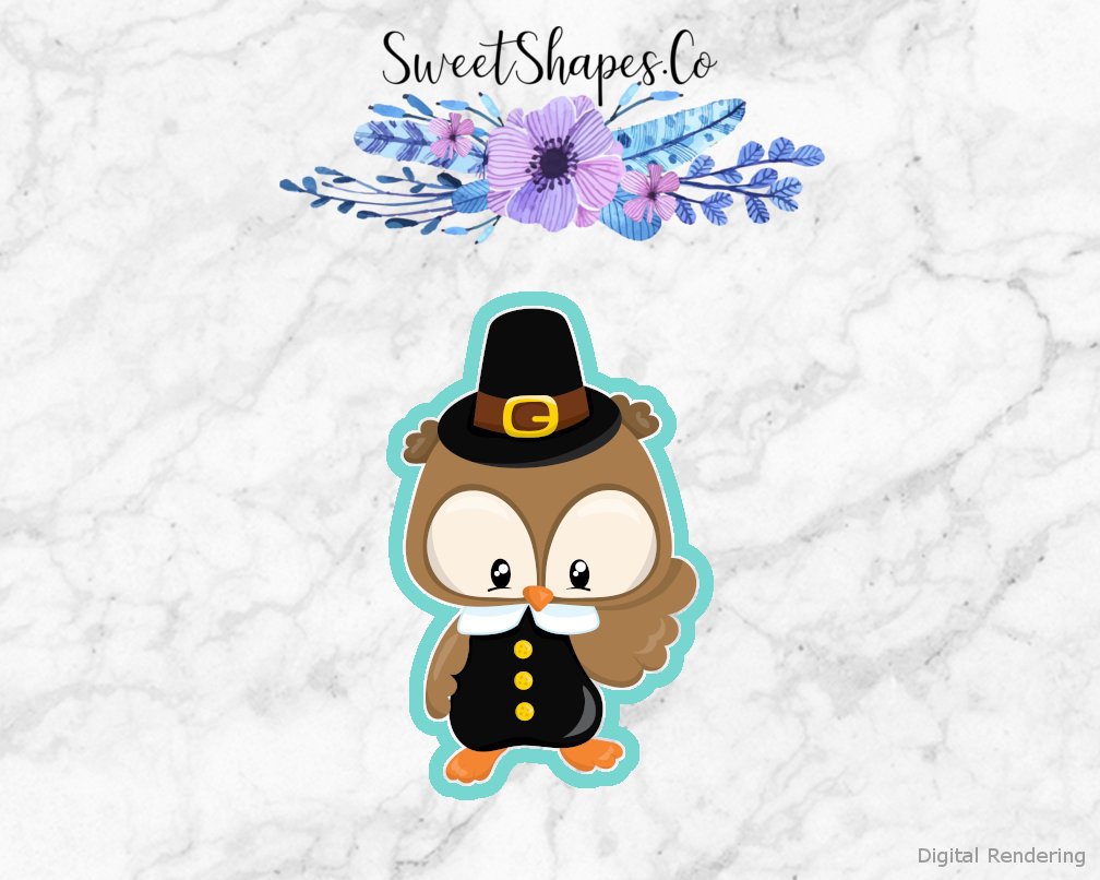 Pilgrim Owl 1 Cookie Cutter
