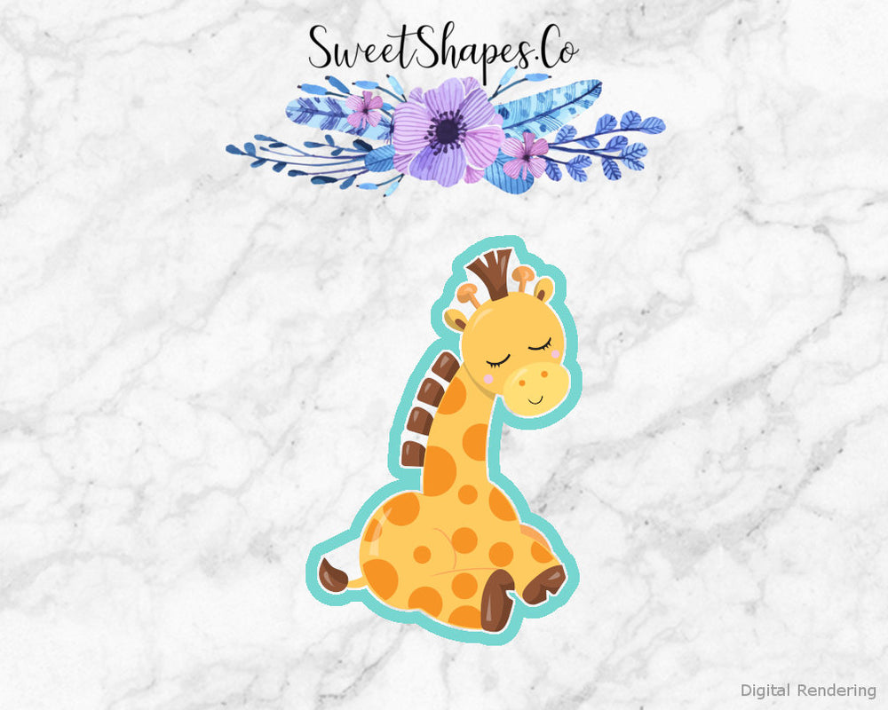 Sitting Giraffe Cookie Cutter