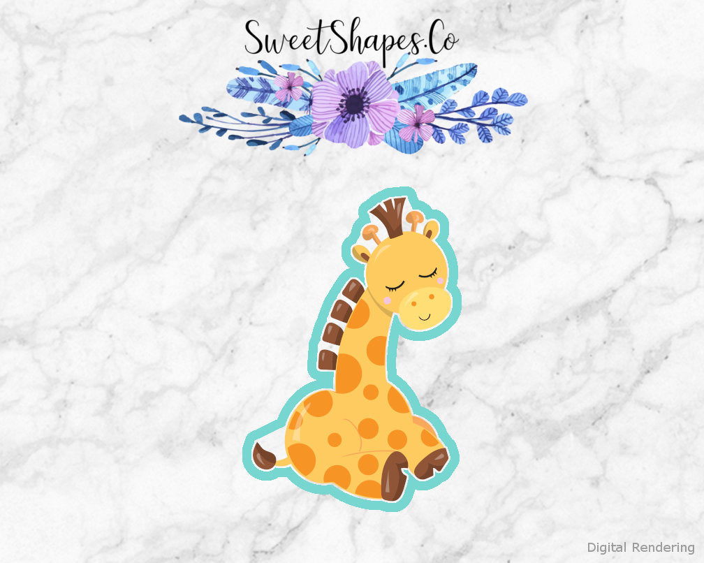 Sitting Giraffe Cookie Cutter