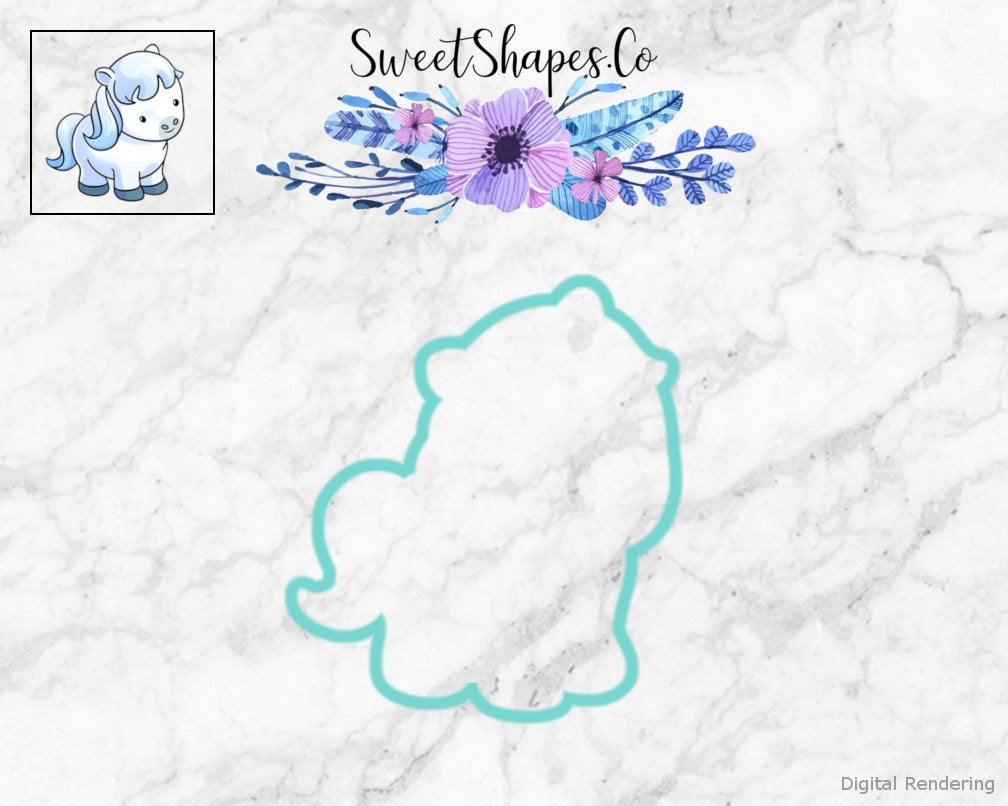 Snow Horse Cookie Cutter