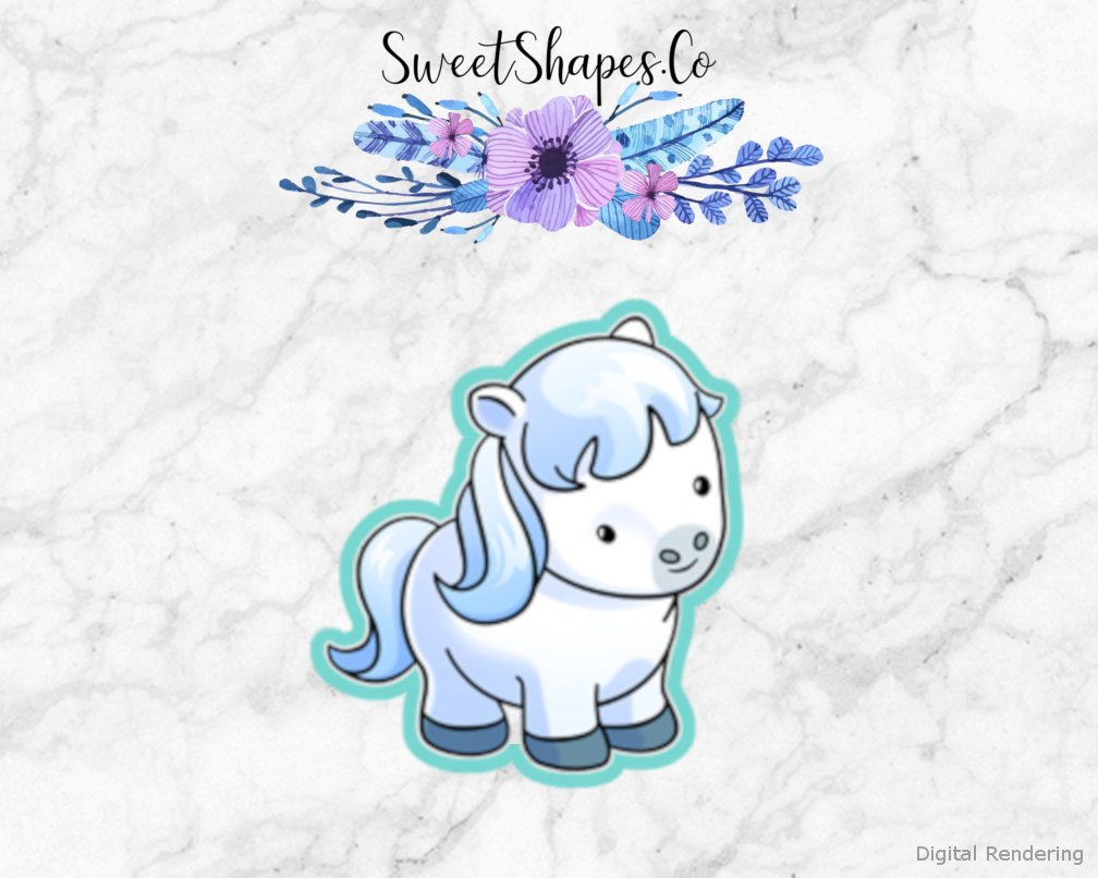 Snow Horse Cookie Cutter