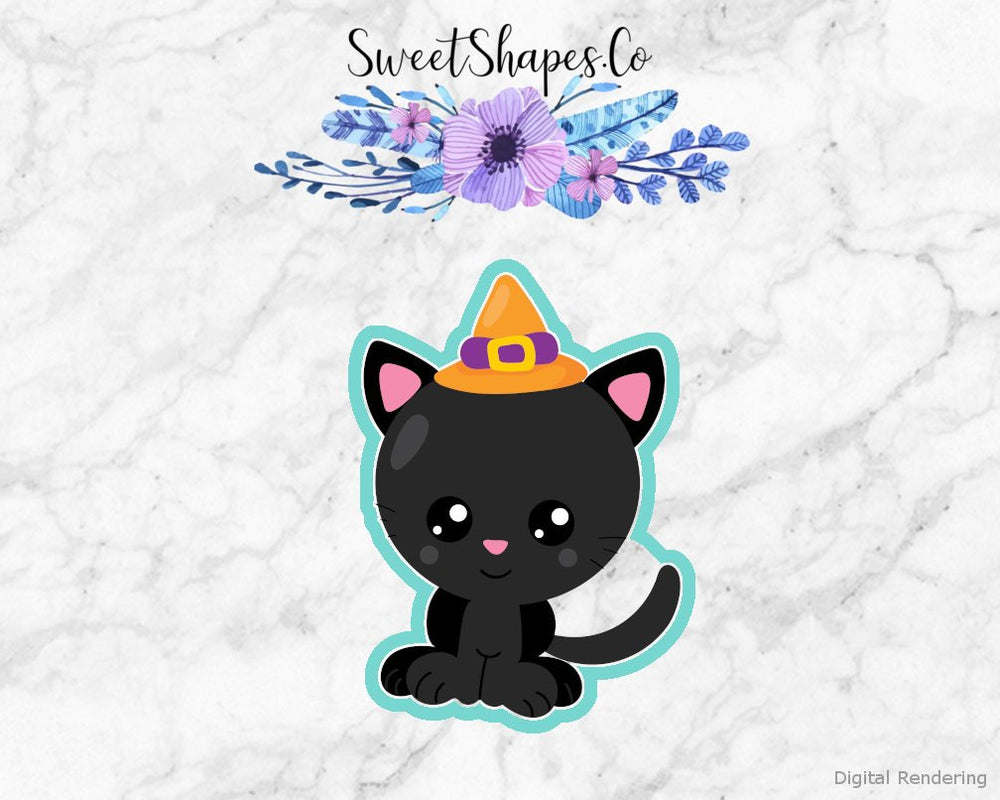 Witch Kitten 2 Cookie Cutter