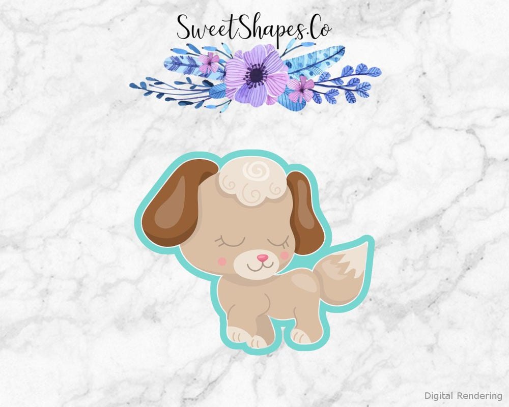 Cute Dog 2 Cookie Cutter