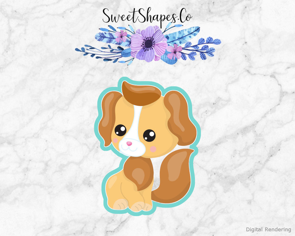 Cute Dog 3 Cookie Cutter