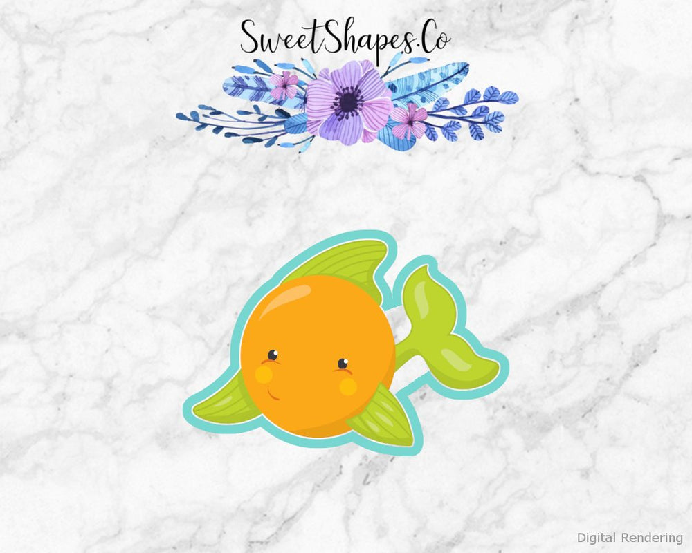 Cute Fish 3 Cookie Cutter