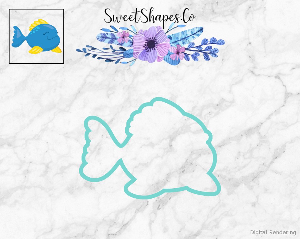 Cute Fish 4 Cookie Cutter