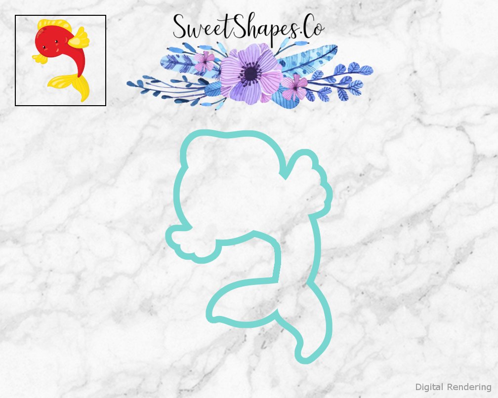 Cute Fish 6 Cookie Cutter