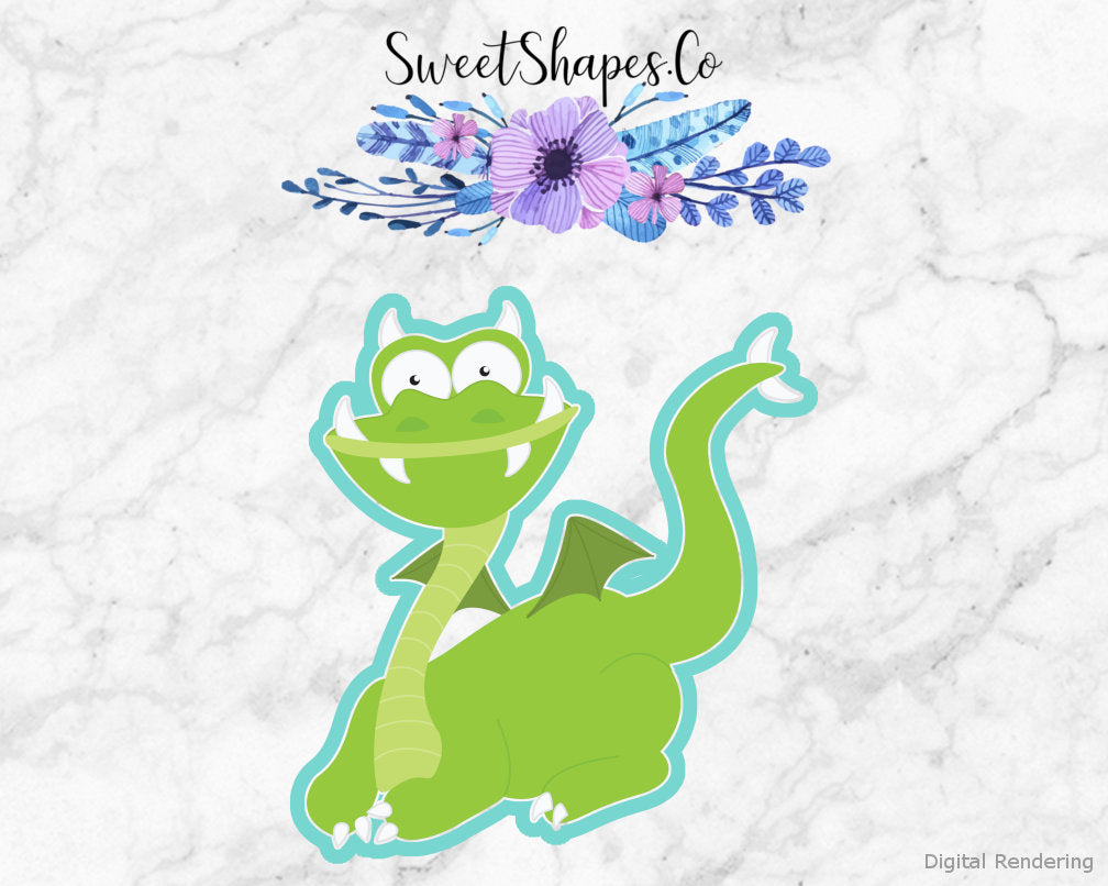 Dragon 3 Cookie Cutter