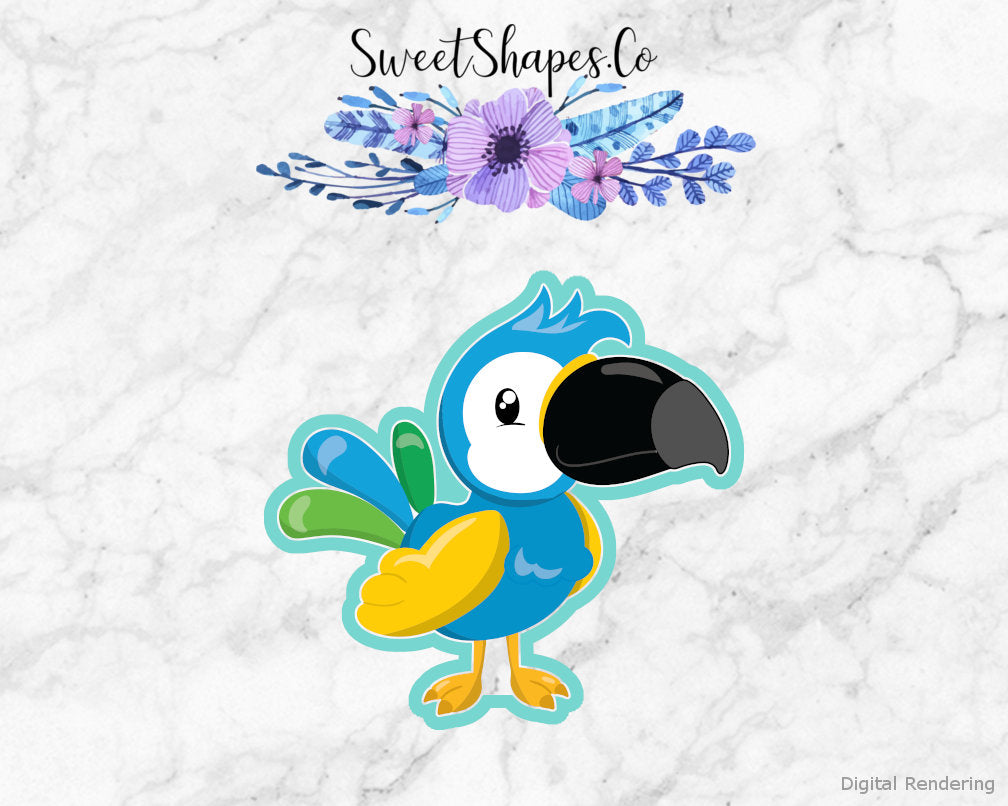 Tropical Bird 3 Cookie Cutter