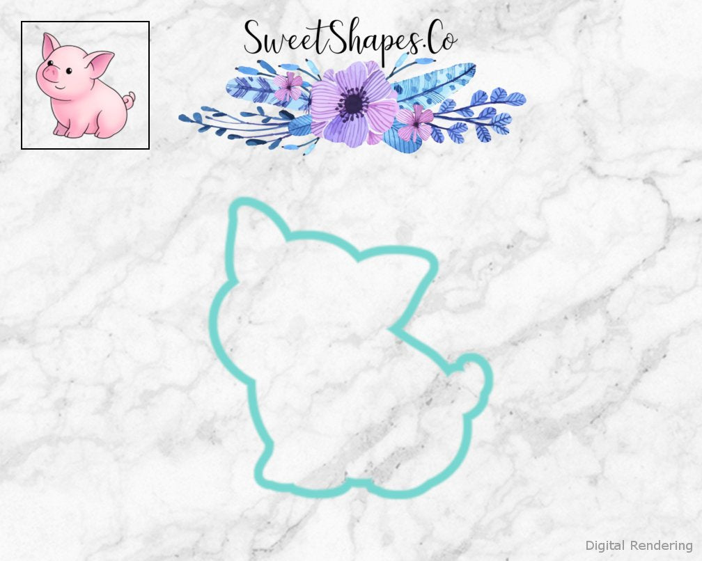 Baby Pig Cookie Cutter