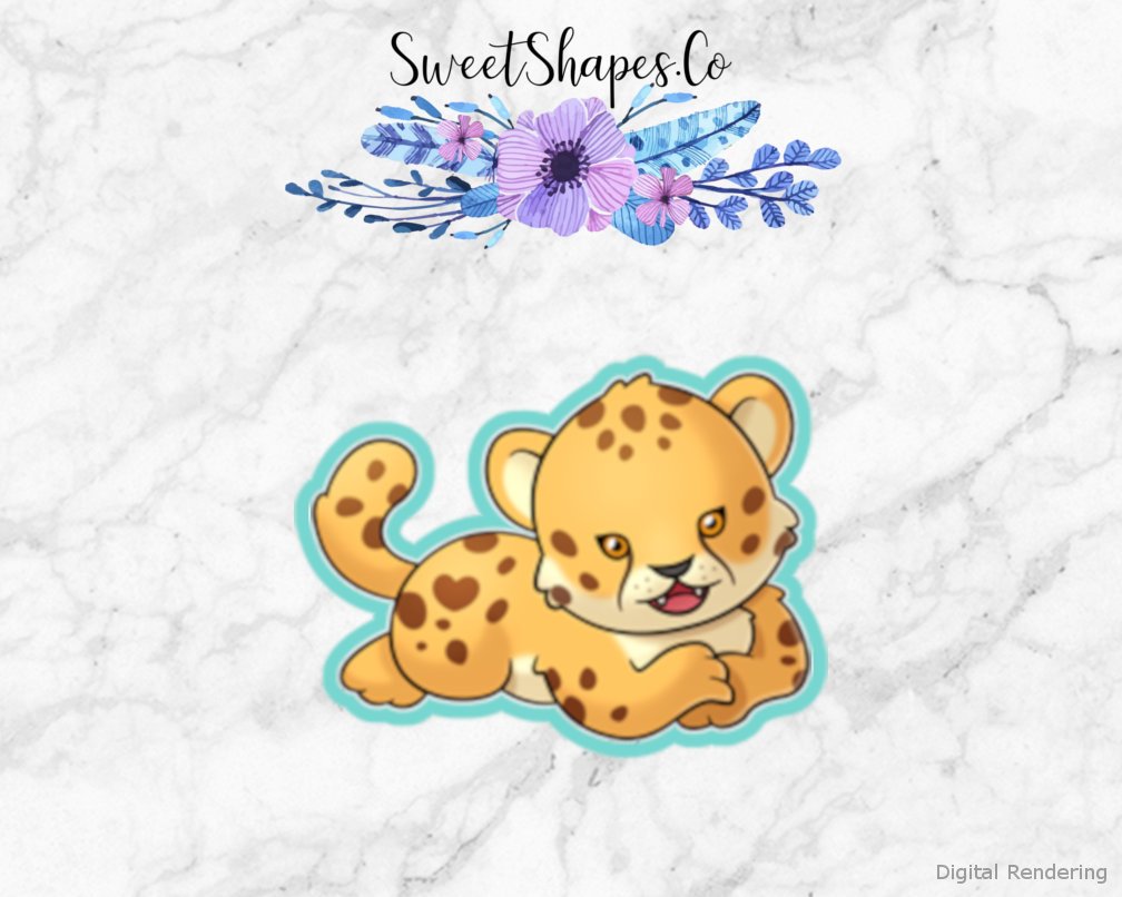 Cheetah Cookie Cutter