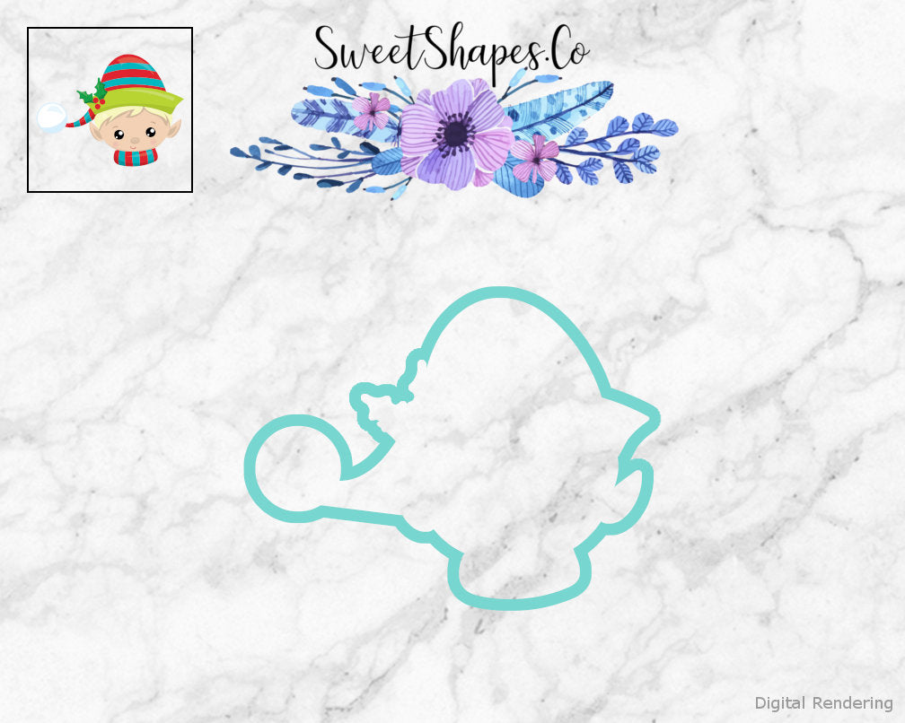 Boy Elf Face 2 Cookie Cutter