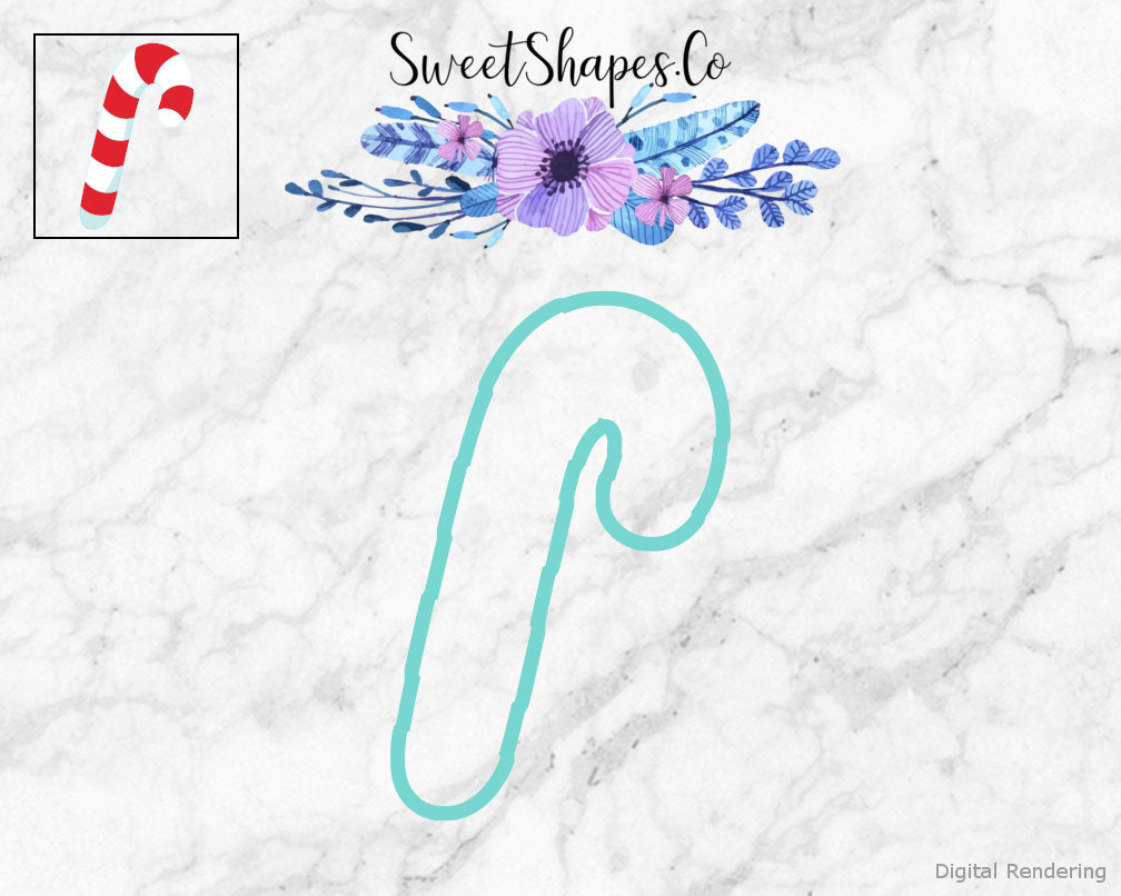 Candy Cane 3 Cookie Cutter