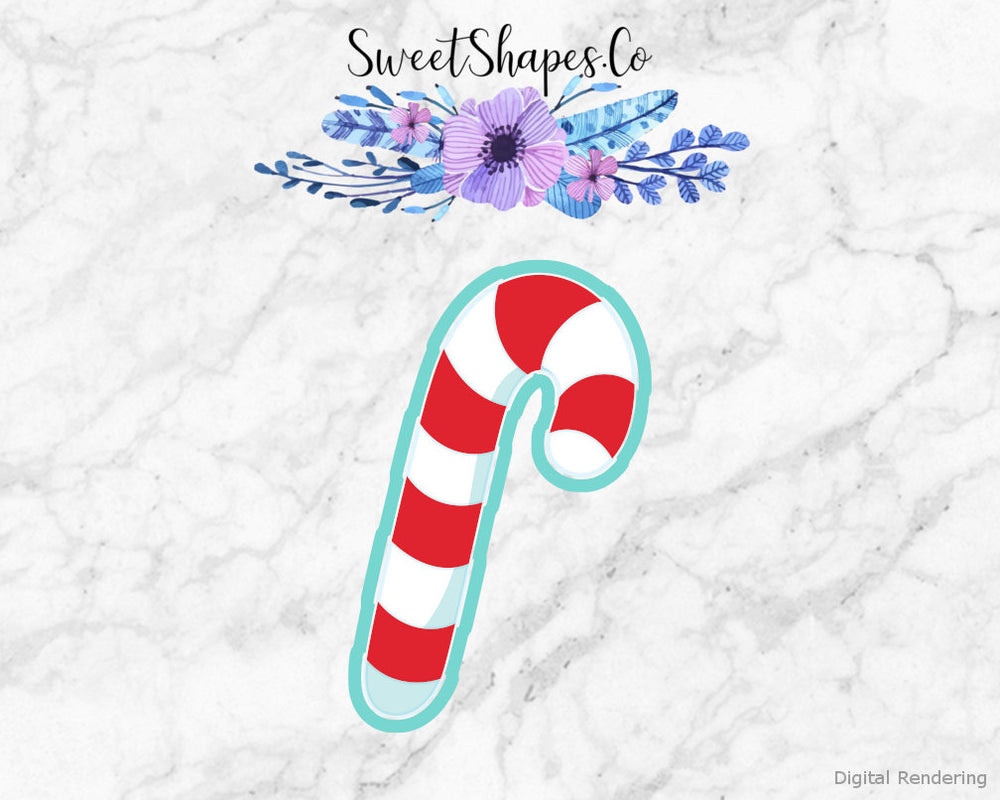 Candy Cane 3 Cookie Cutter