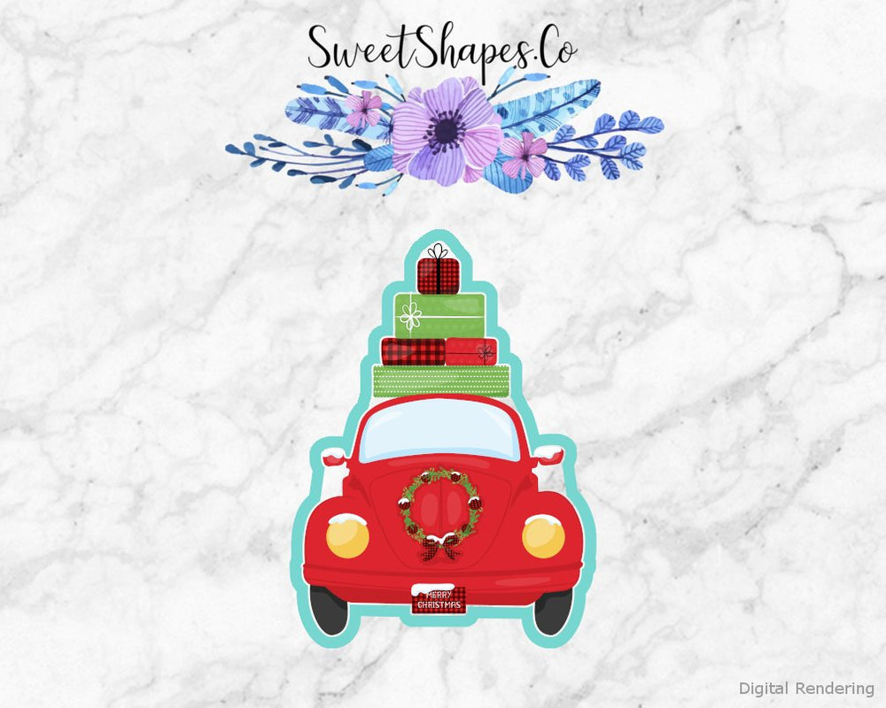 Christmas Car with Presents Cookie Cutter