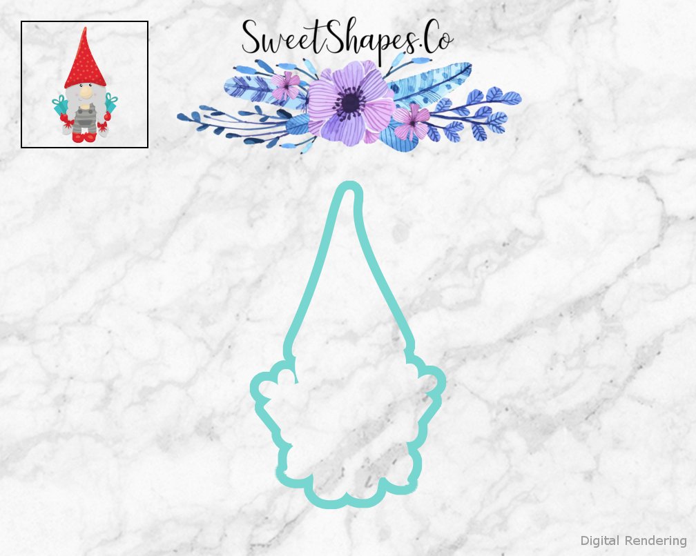 Christmas Gnome 1 Cookie Cutter