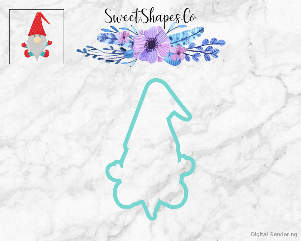 Christmas Gnome 4 Cookie Cutter