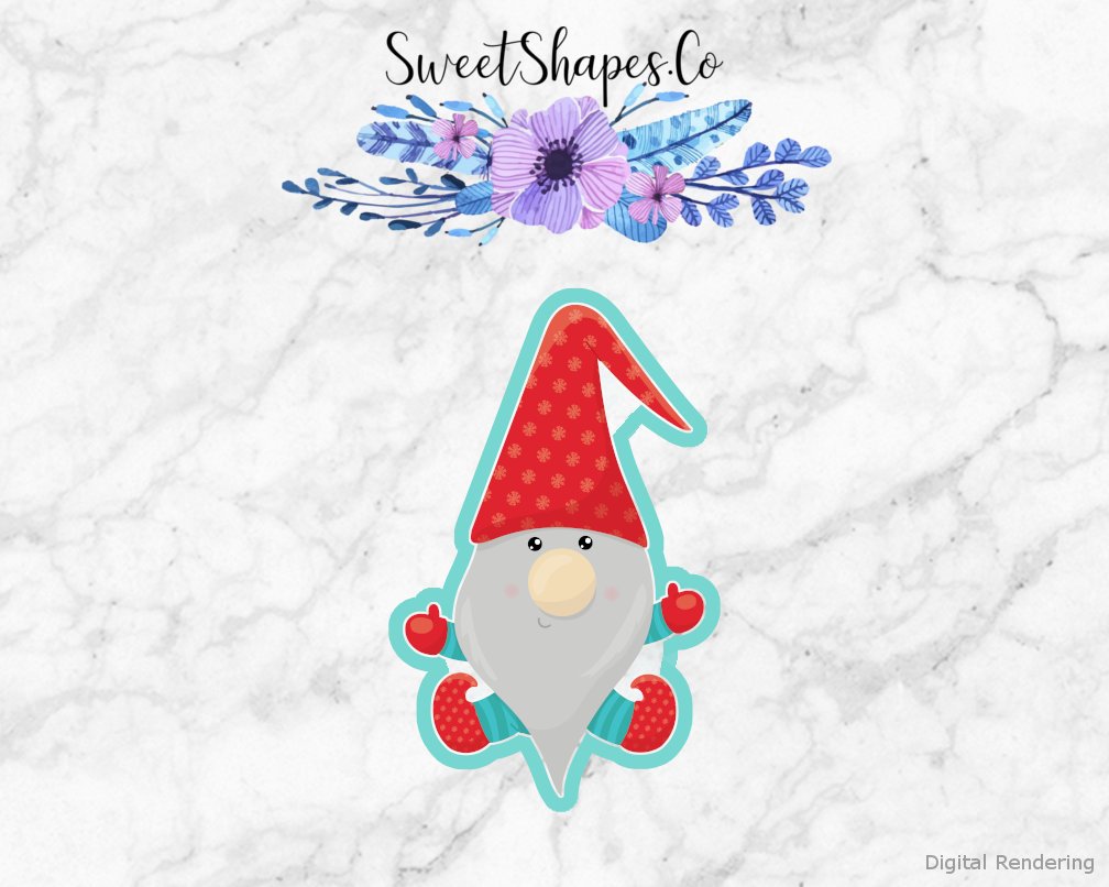 Christmas Gnome 4 Cookie Cutter