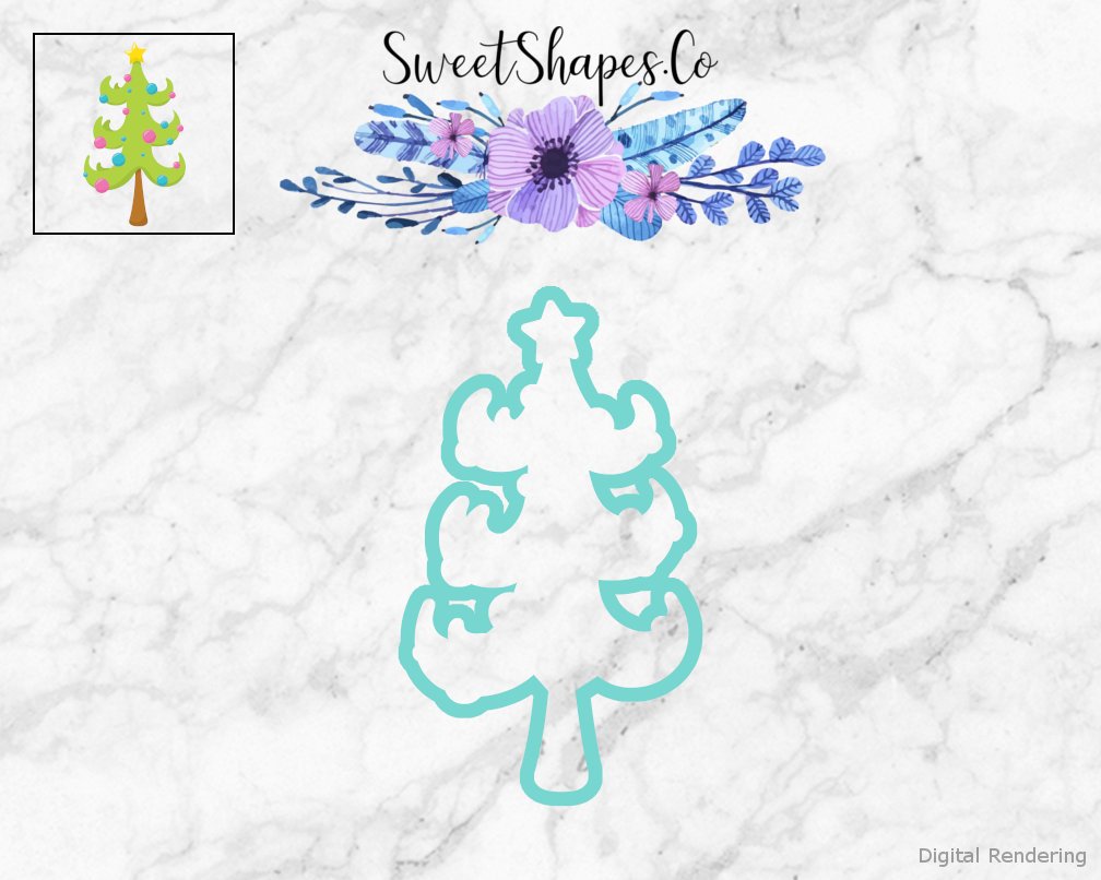 Christmas Tree 3 Cookie Cutter