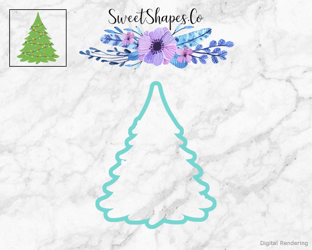 Christmas Tree 5 Cookie Cutter