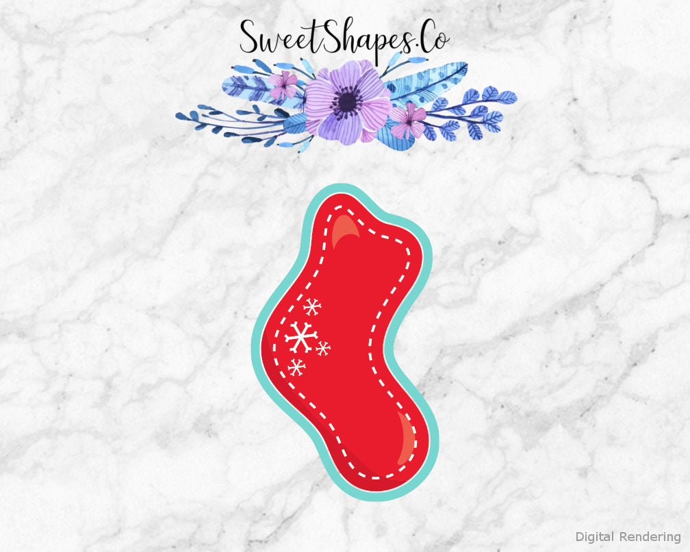 Christmas Stocking 2 Cookie Cutter