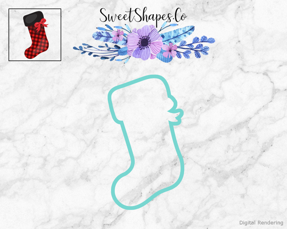 Christmas Stocking 3 Cookie Cutter