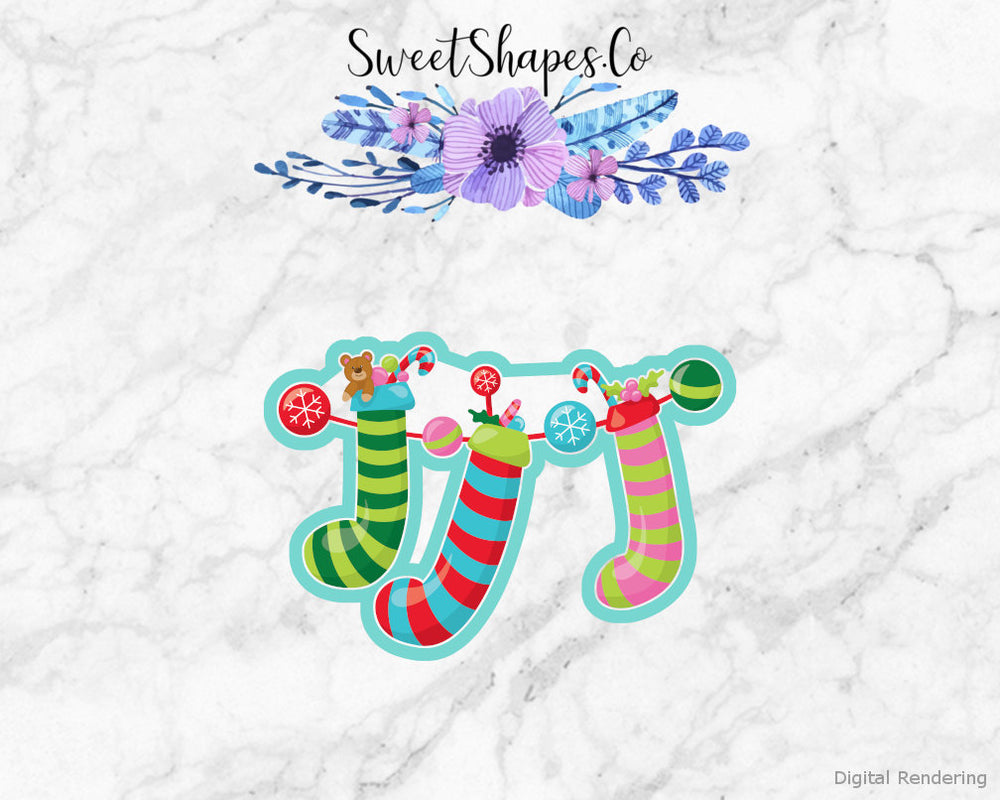 Christmas Stockings Cookie Cutter