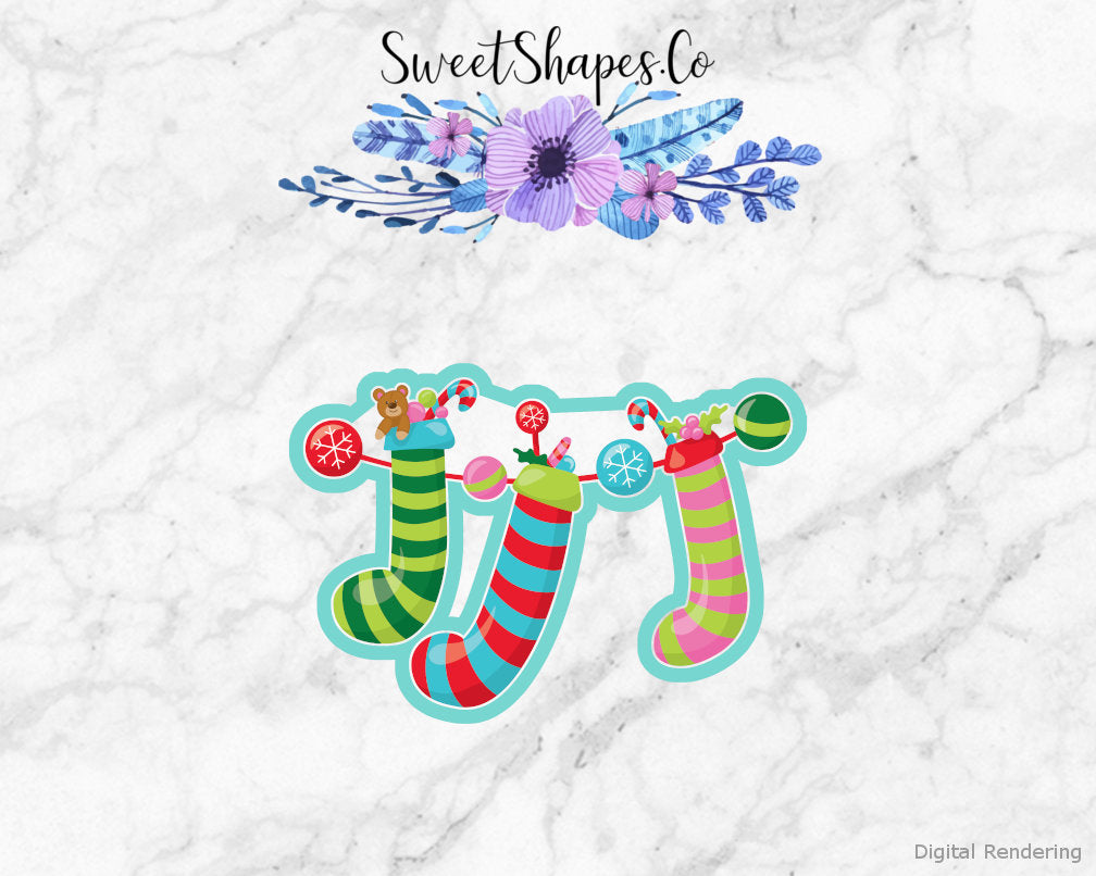 Christmas Stockings Cookie Cutter