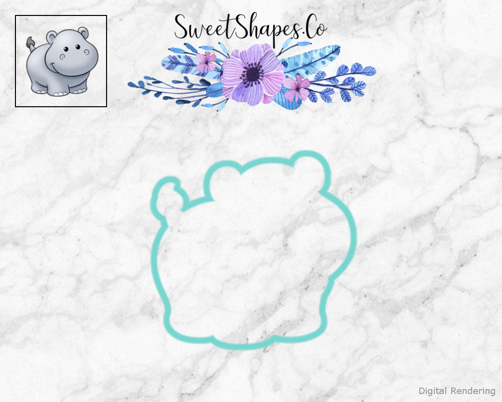 Hippo Cookie Cutter