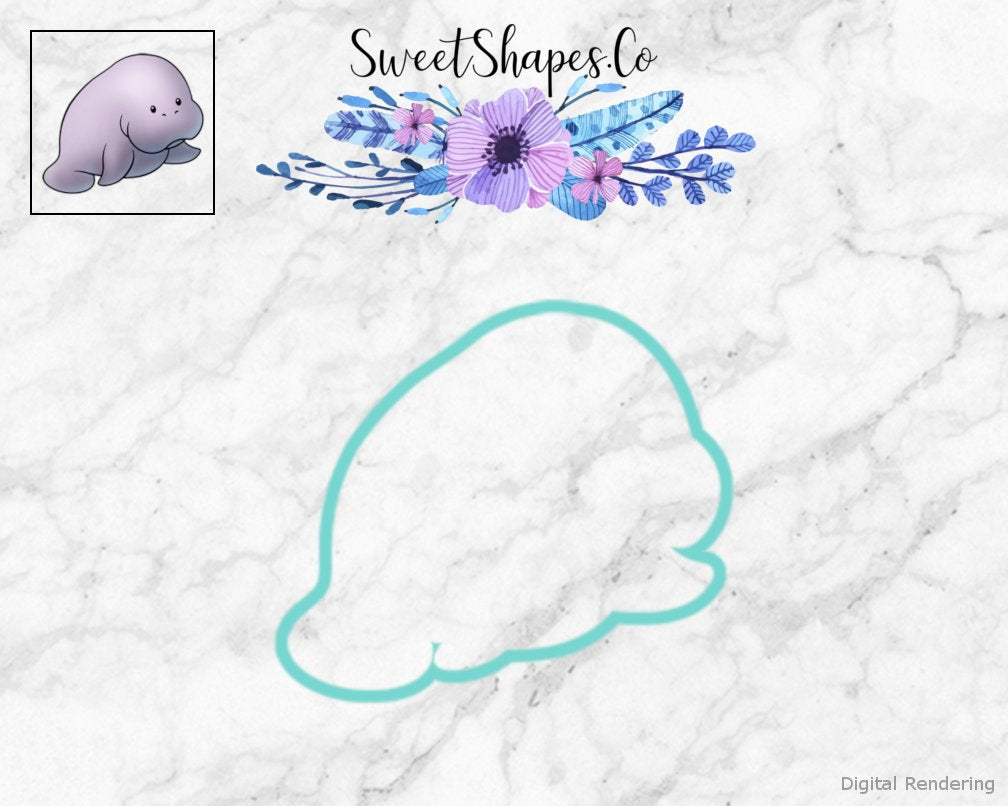 Manatee Cookie Cutter
