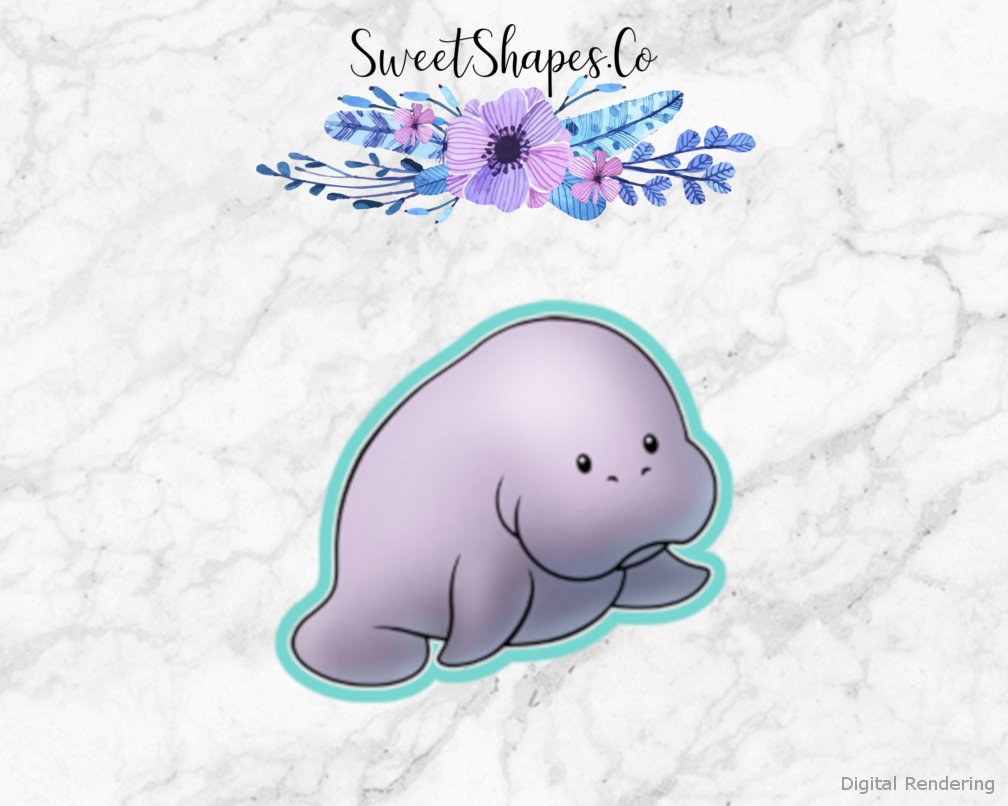 Manatee Cookie Cutter