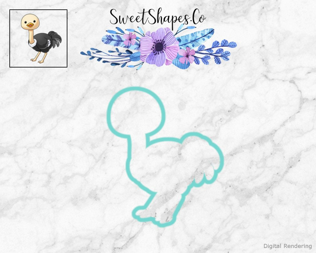 Ostrich Cookie Cutter