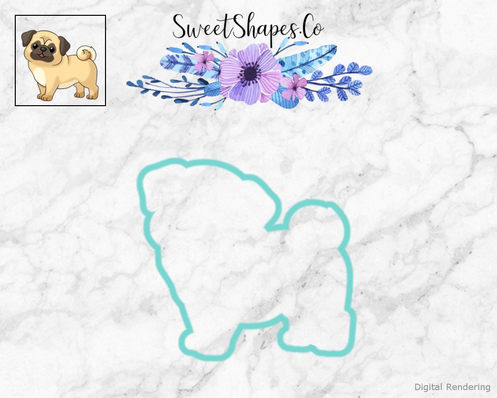 Pugg Cookie Cutter
