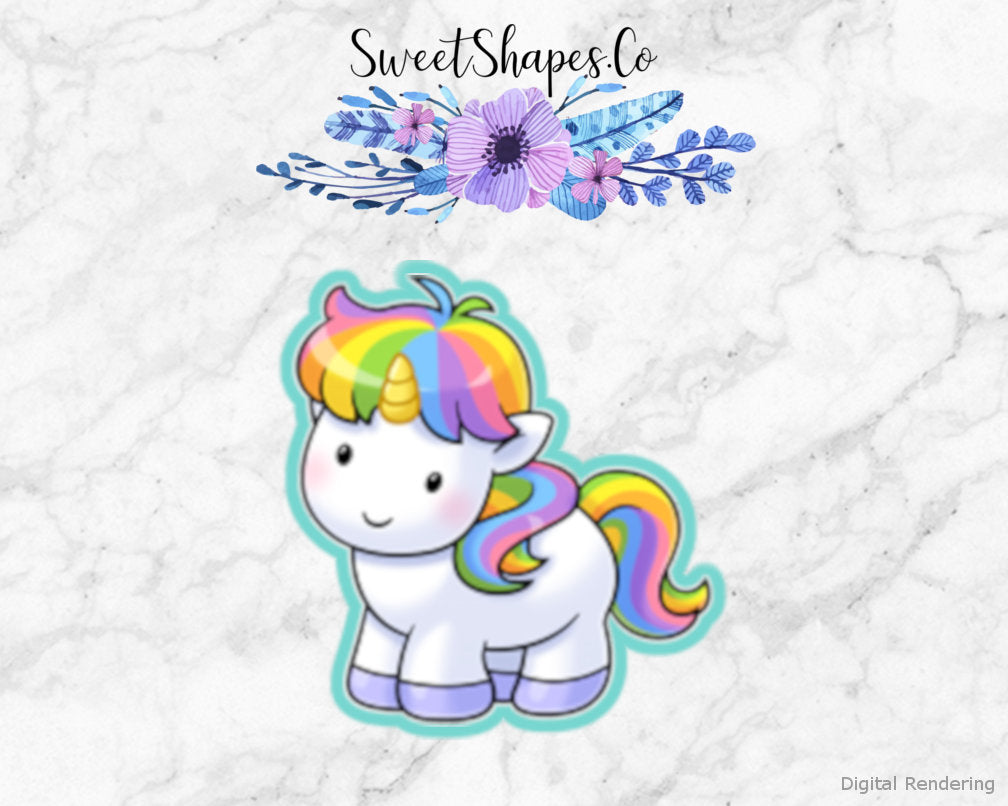 Rainbow Unicorn Cookie Cutter