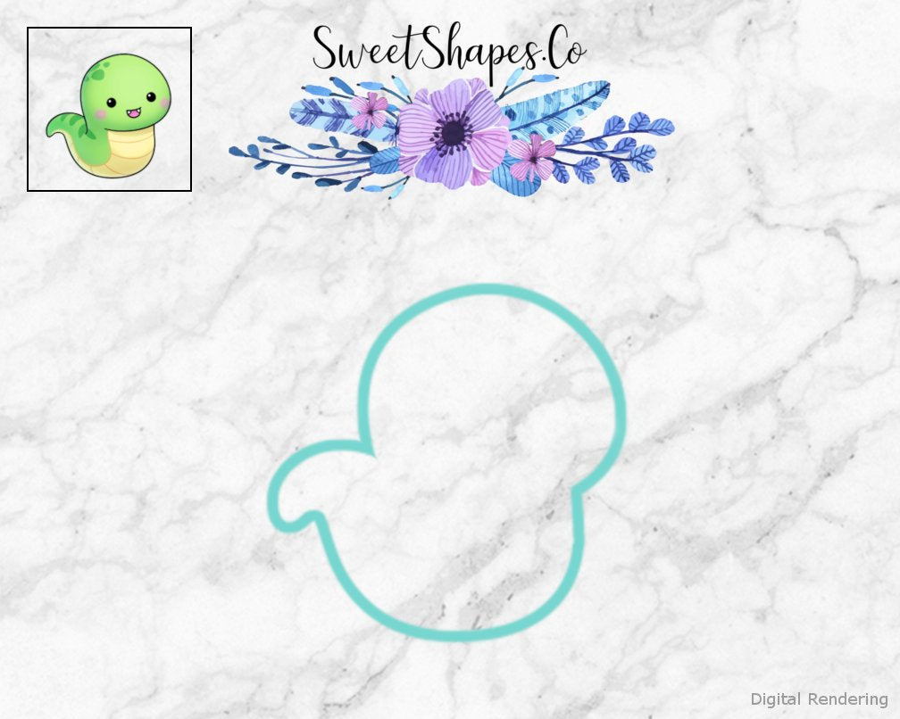 Snake 2 Cookie Cutter