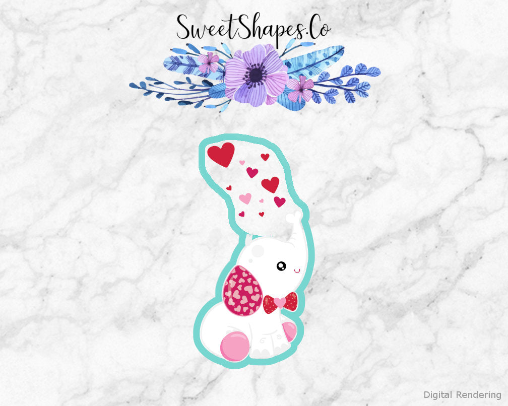 Love Elephant Cookie Cutter
