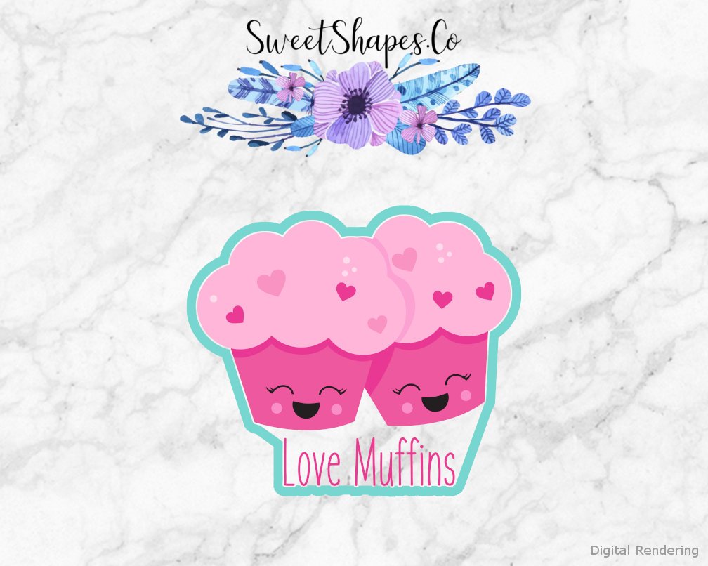 Love Muffins Cookie Cutter