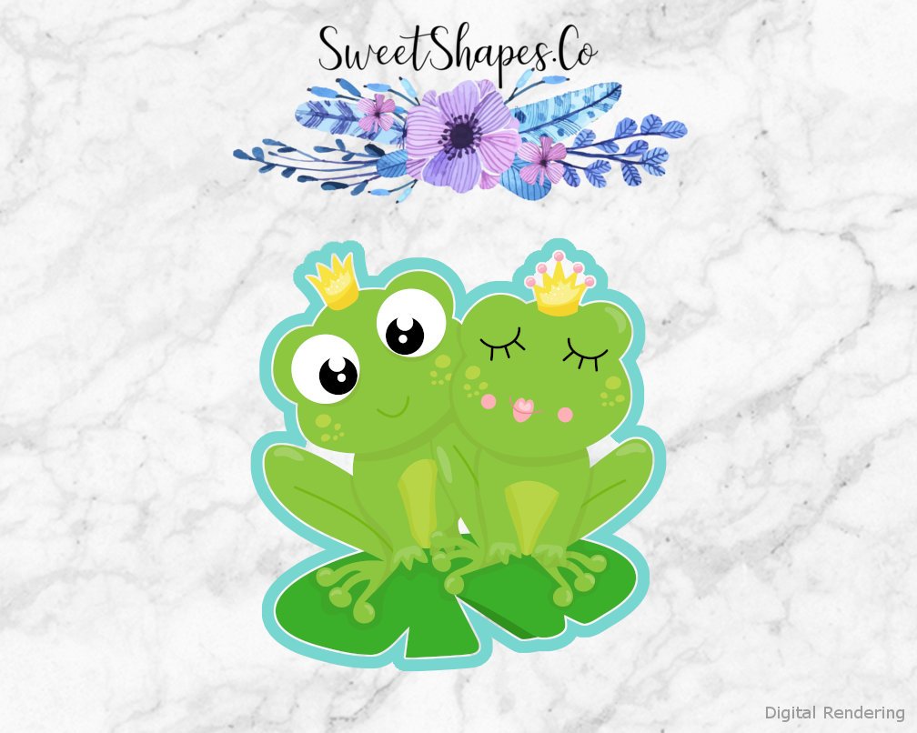 Valentine Frogs Cookie Cutter