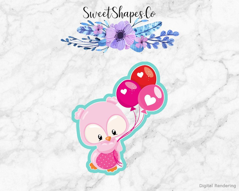 Valentine Owl 1 Cookie Cutter