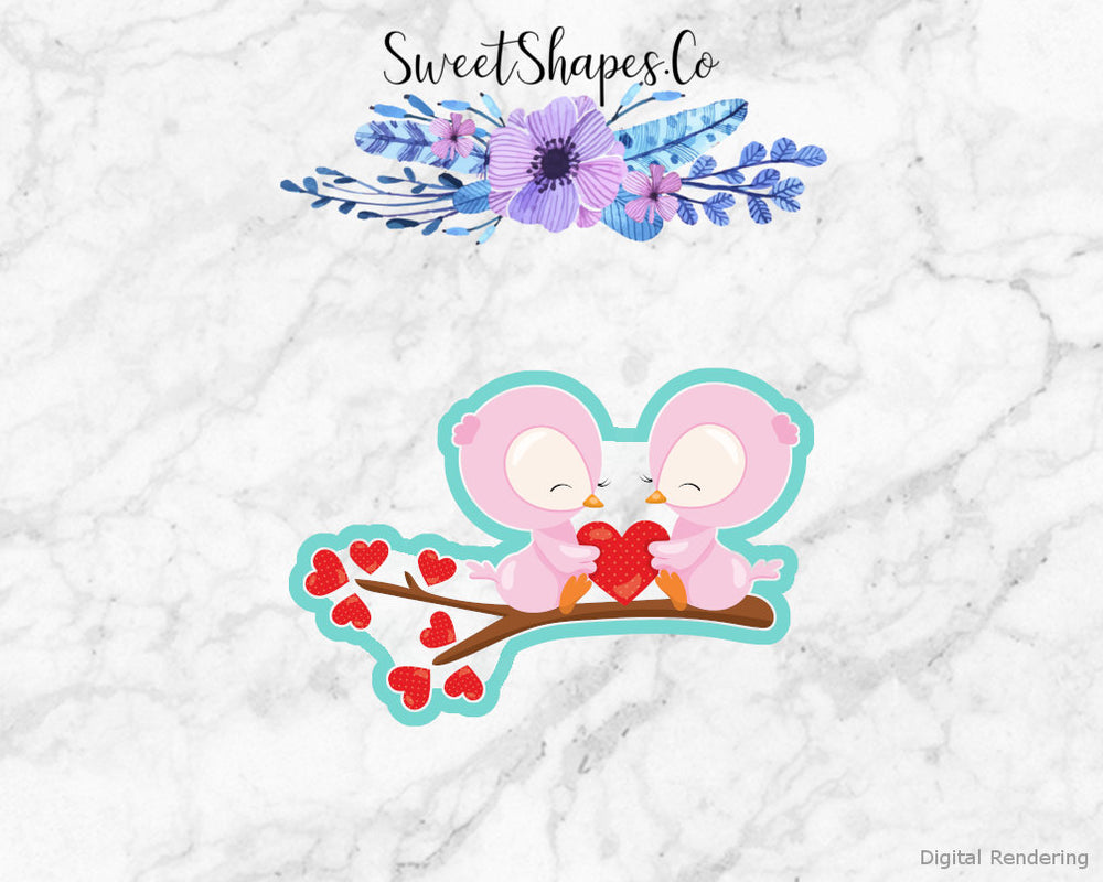 Valentine Owls Cookie Cutter