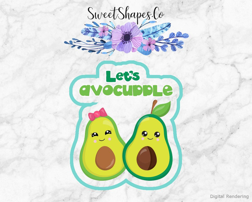 Lets Avocuddle Cookie Cutter