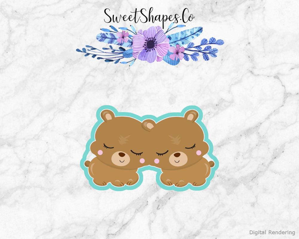 Valentine Bears Cookie Cutter